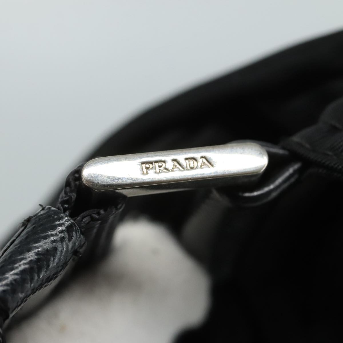 Prada Black Synthetic Shoulder Bag (Pre-Owned)