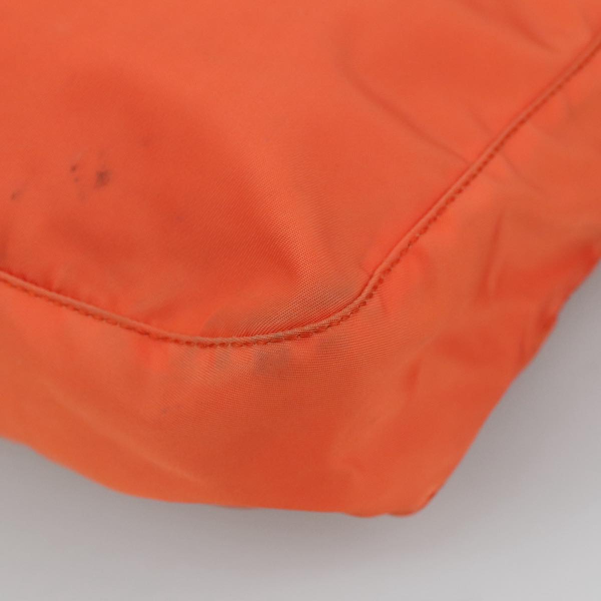 Prada Tessuto Orange Synthetic Shoulder Bag (Pre-Owned)