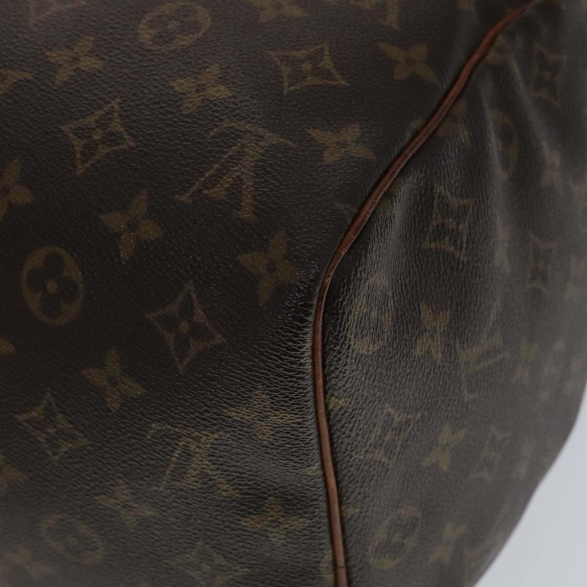 Louis Vuitton Keepall 45 Brown Canvas Travel Bag (Pre-Owned)