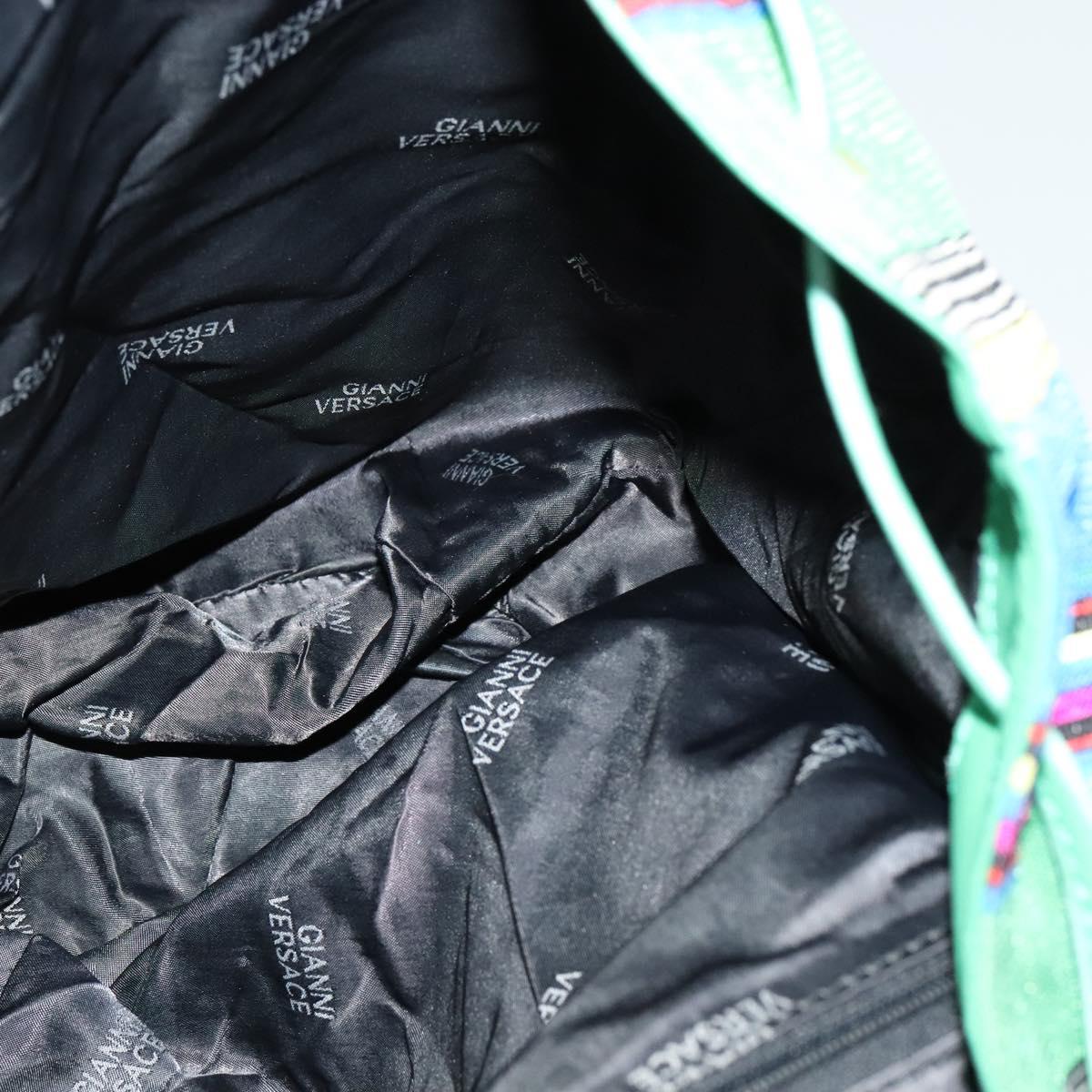 Versace Multicolour Nylon Backpack Bag (Pre-Owned)