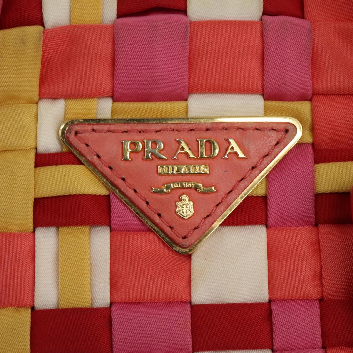 Prada Re-Nylon Red Synthetic Handbag (Pre-Owned)