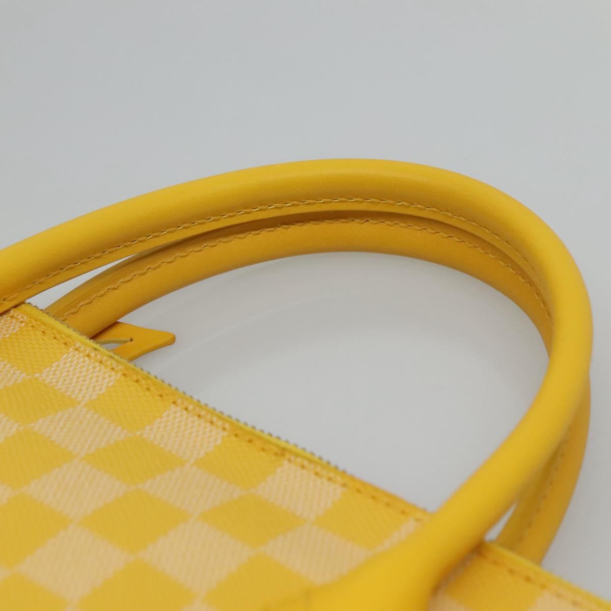 Louis Vuitton Yellow Canvas Handbag (Pre-Owned)