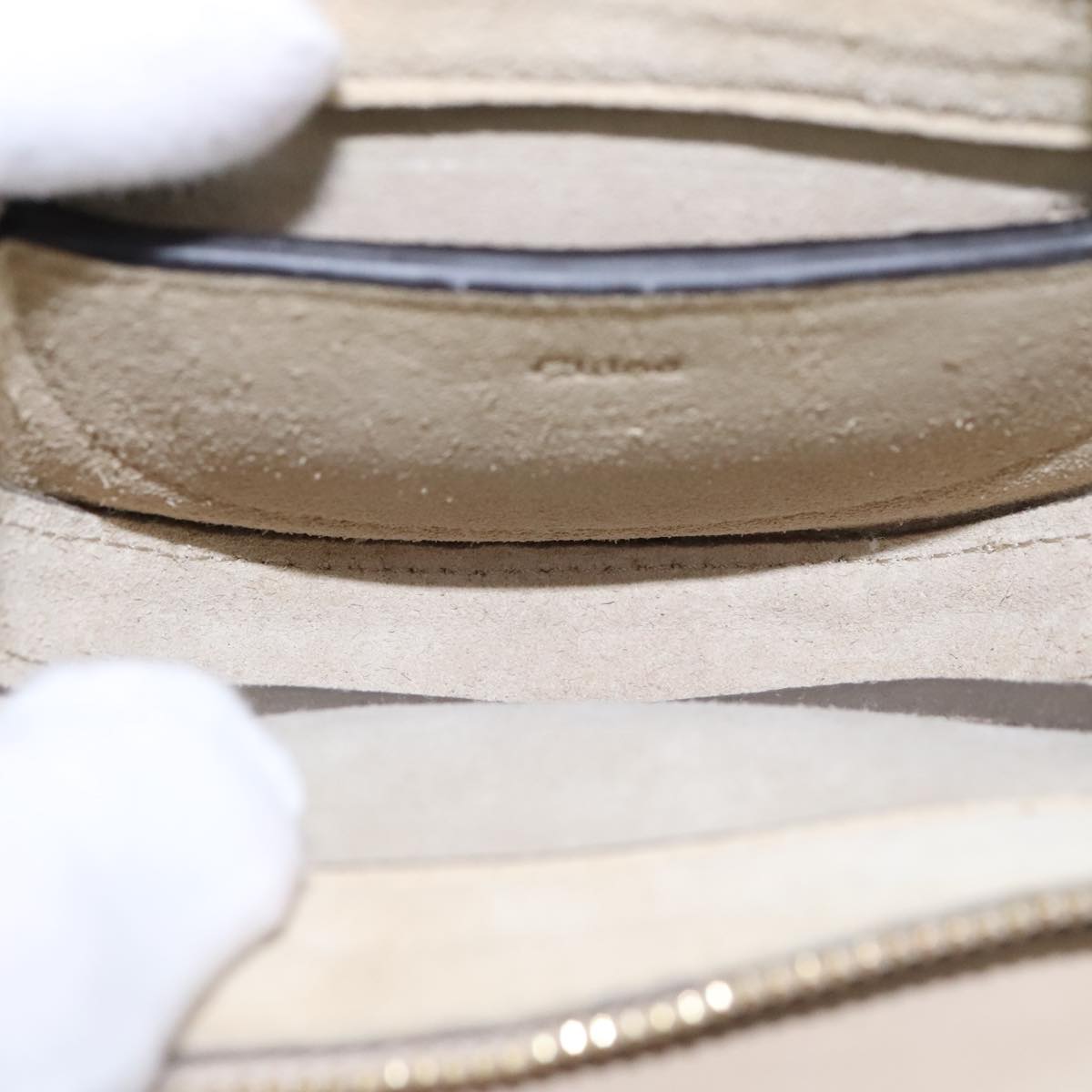 Chloé Pixie Beige Leather Handbag (Pre-Owned)