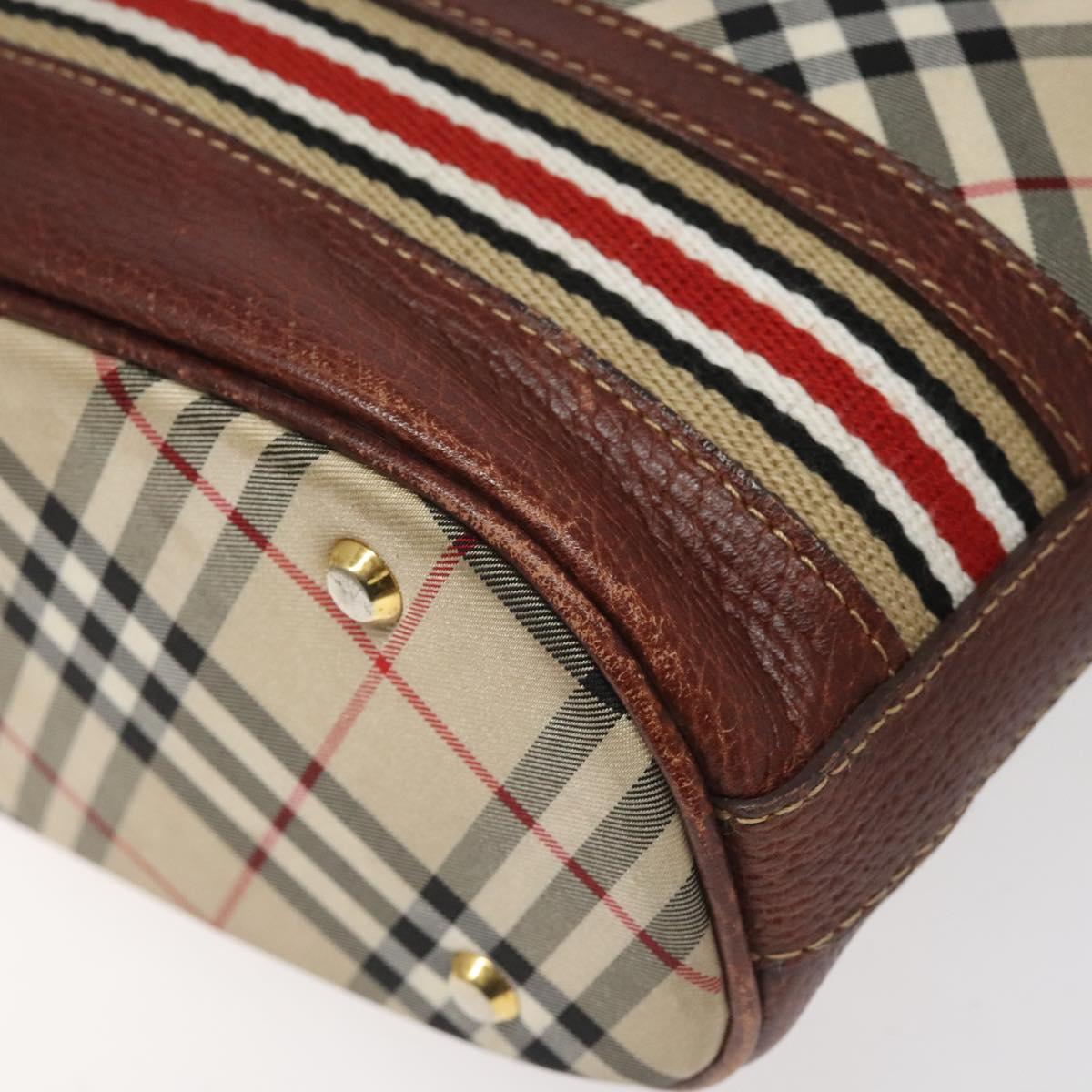 Burberry Nova Check Beige Ceramic Shoulder Bag (Pre-Owned)
