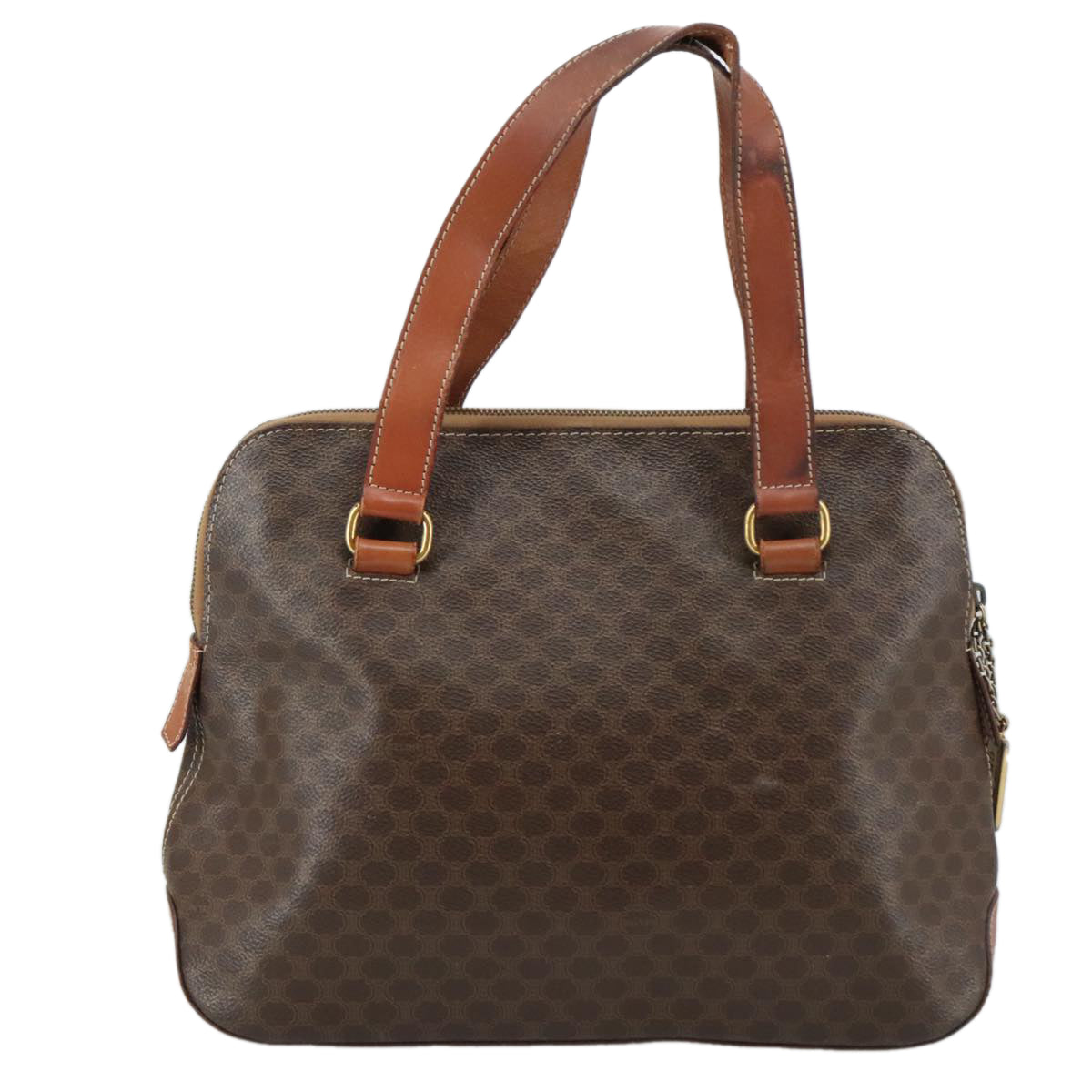 Céline Macadam Brown Leather Handbag (Pre-Owned)