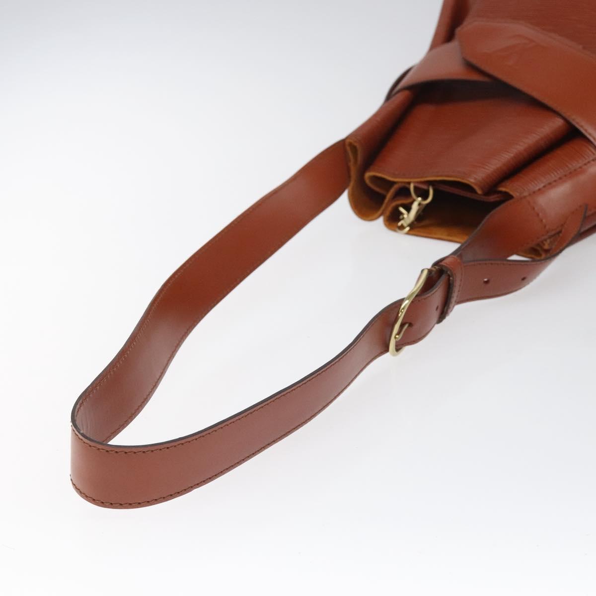 Louis Vuitton Sac D'épaule Brown Leather Shoulder Bag (Pre-Owned)
