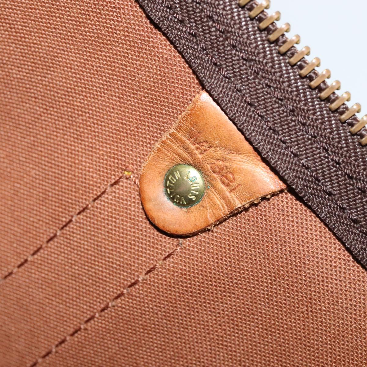 Louis Vuitton Keepall 55 Brown Canvas Travel Bag (Pre-Owned)