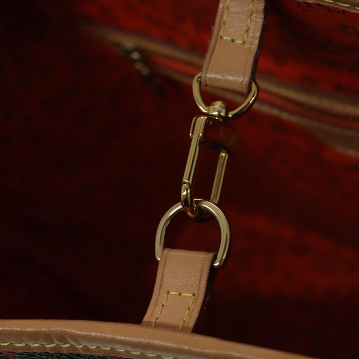 Louis Vuitton Neverfull Mm Black Canvas Tote Bag (Pre-Owned)