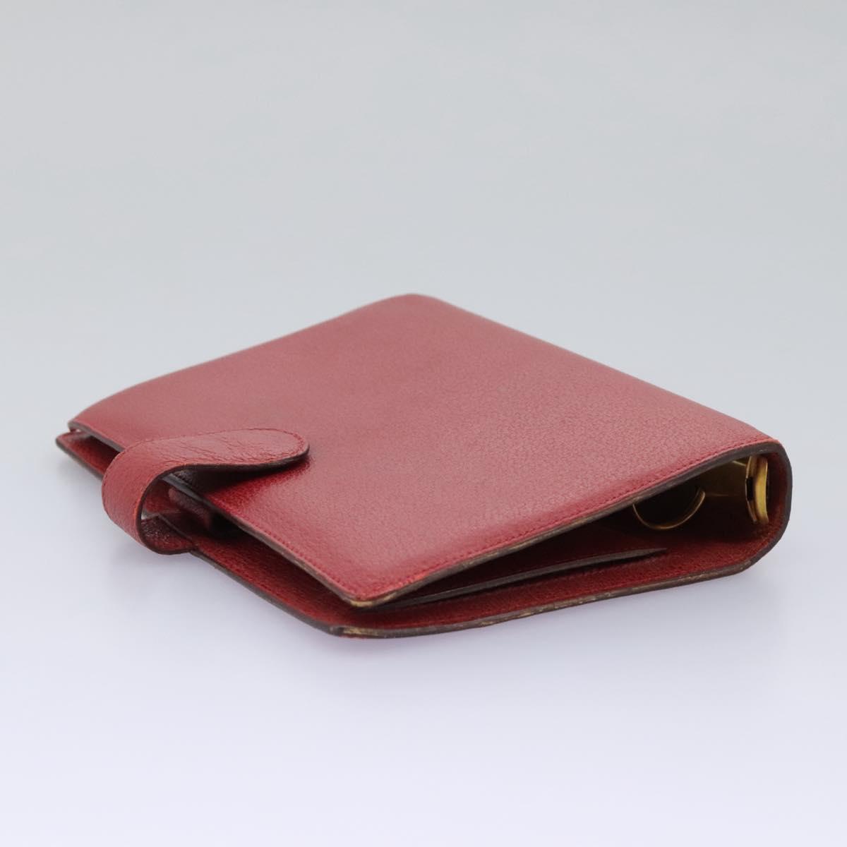 Gucci Couverture Agenda Red Leather Wallet (Pre-Owned)