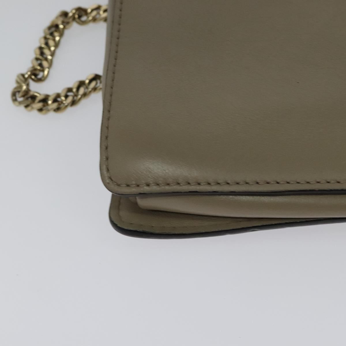 Chloé Faye Grey Leather Shoulder Bag (Pre-Owned)