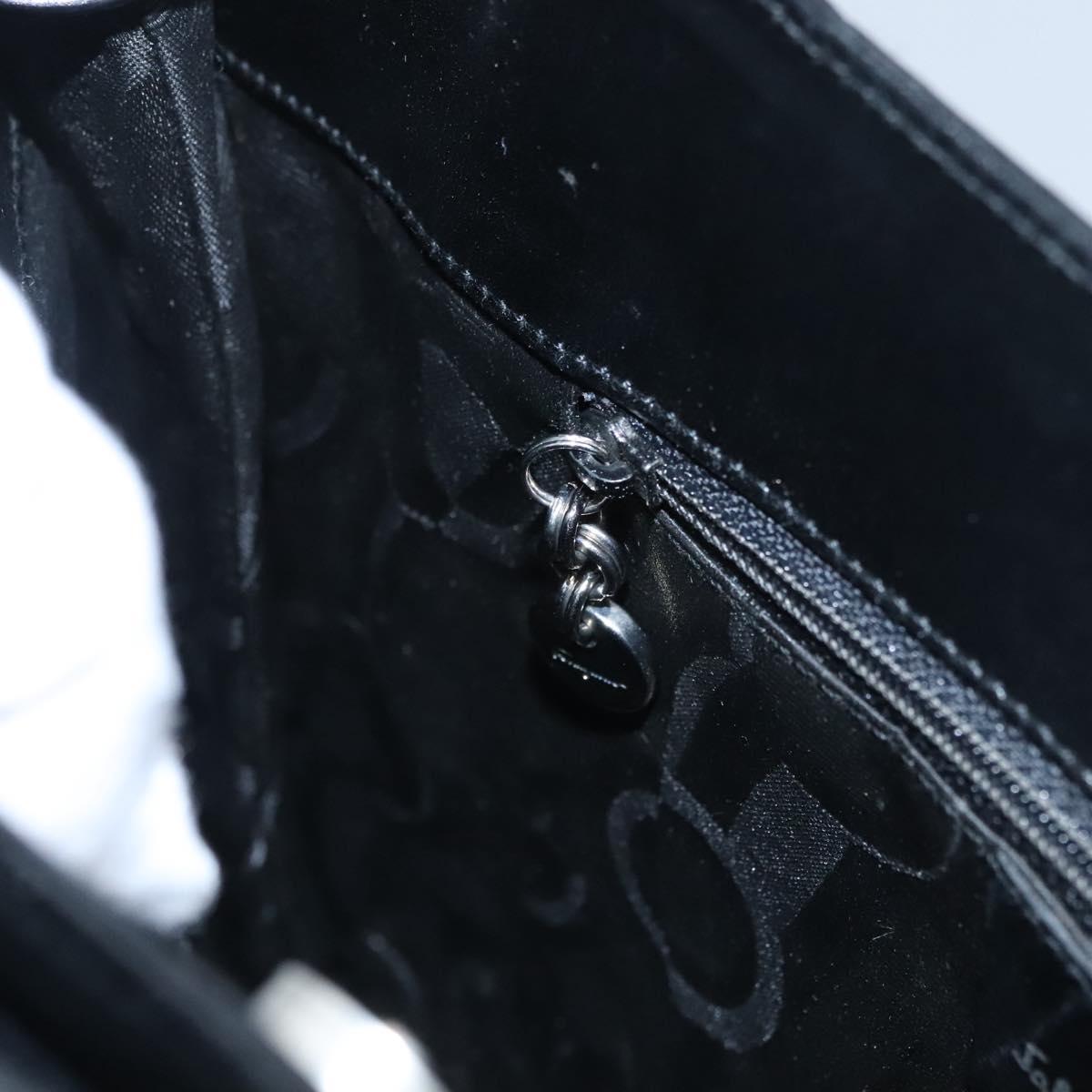 Salvatore Ferragamo Black Leather Shoulder Bag (Pre-Owned)