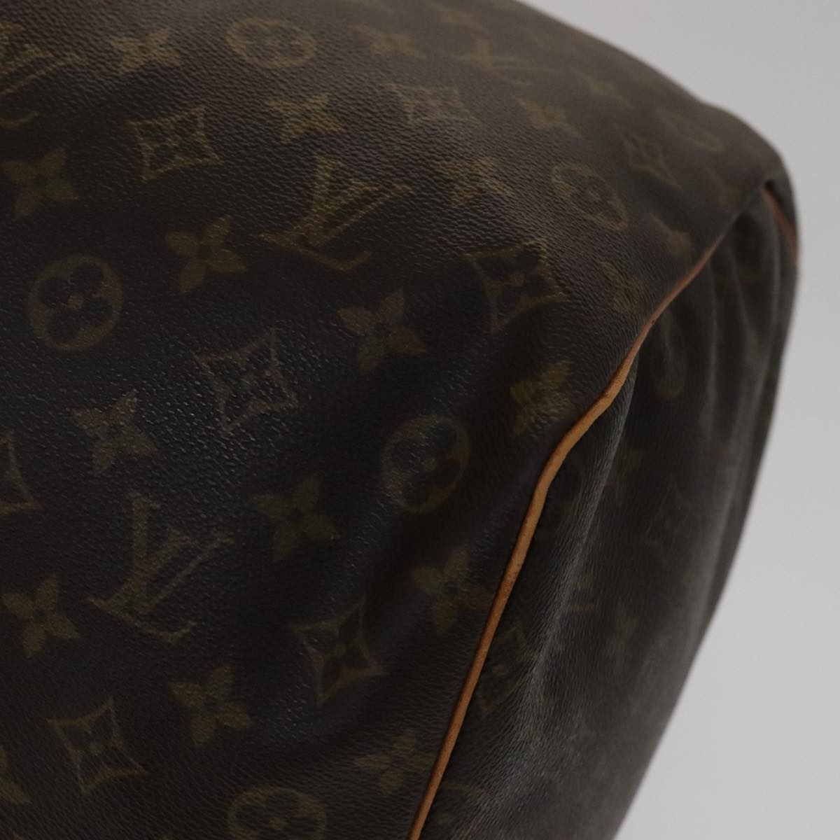Louis Vuitton Keepall 60 Brown Canvas Travel Bag (Pre-Owned)