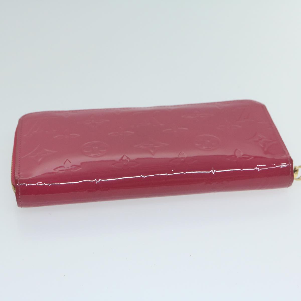 Louis Vuitton Zippy Wallet Pink Patent Leather Wallet (Pre-Owned)