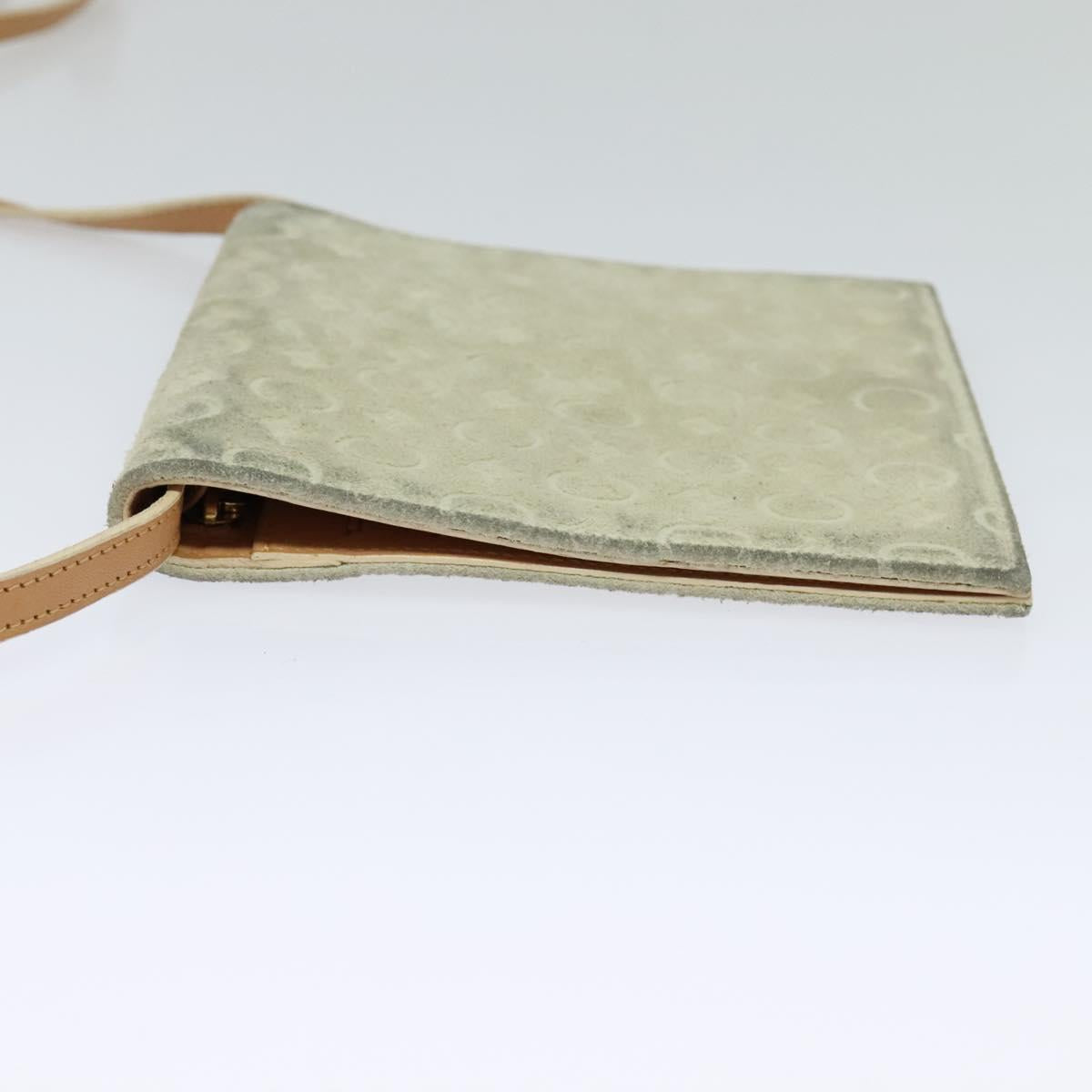 Céline Macadam Grey Suede Wallet (Pre-Owned)