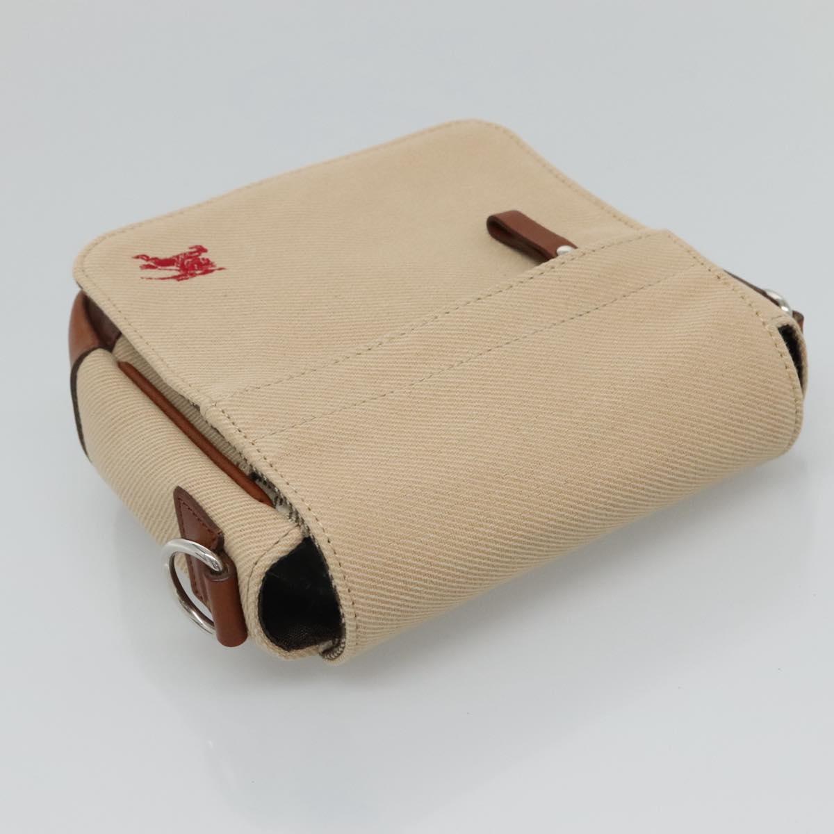 Burberry Blue Label Beige Canvas Shoulder Bag (Pre-Owned)