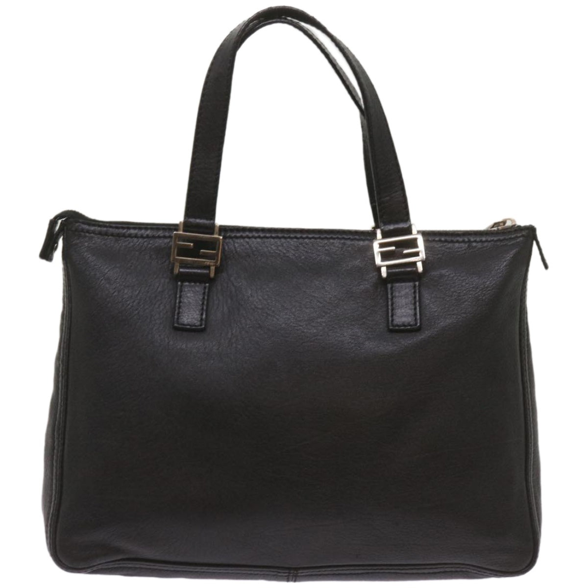 Fendi -- Black Leather Handbag (Pre-Owned)