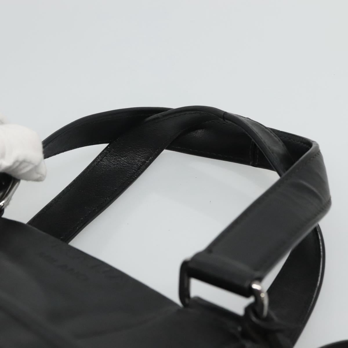 Prada Black Leather Tote Bag (Pre-Owned)