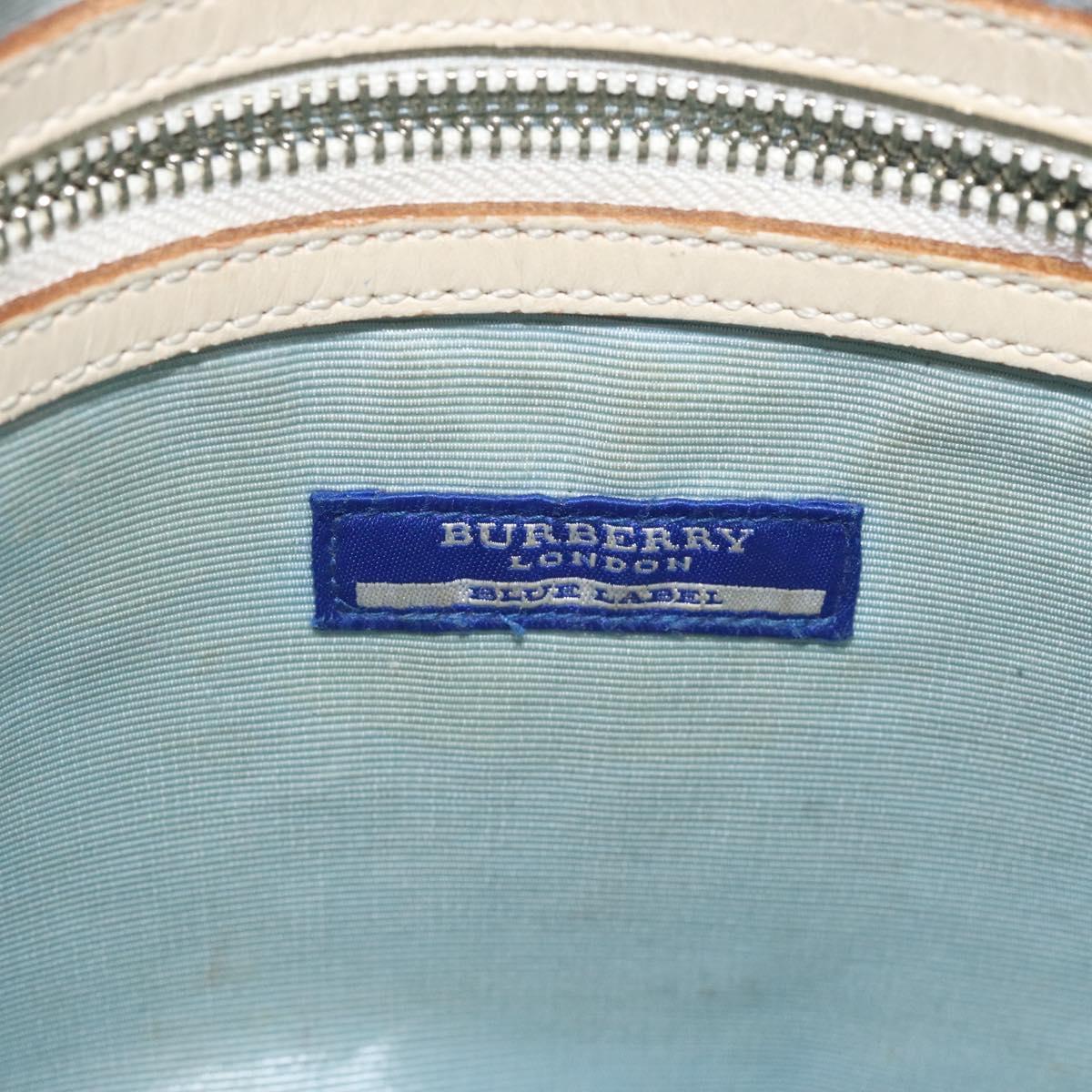 Burberry Nova Check Beige Synthetic Shoulder Bag (Pre-Owned)