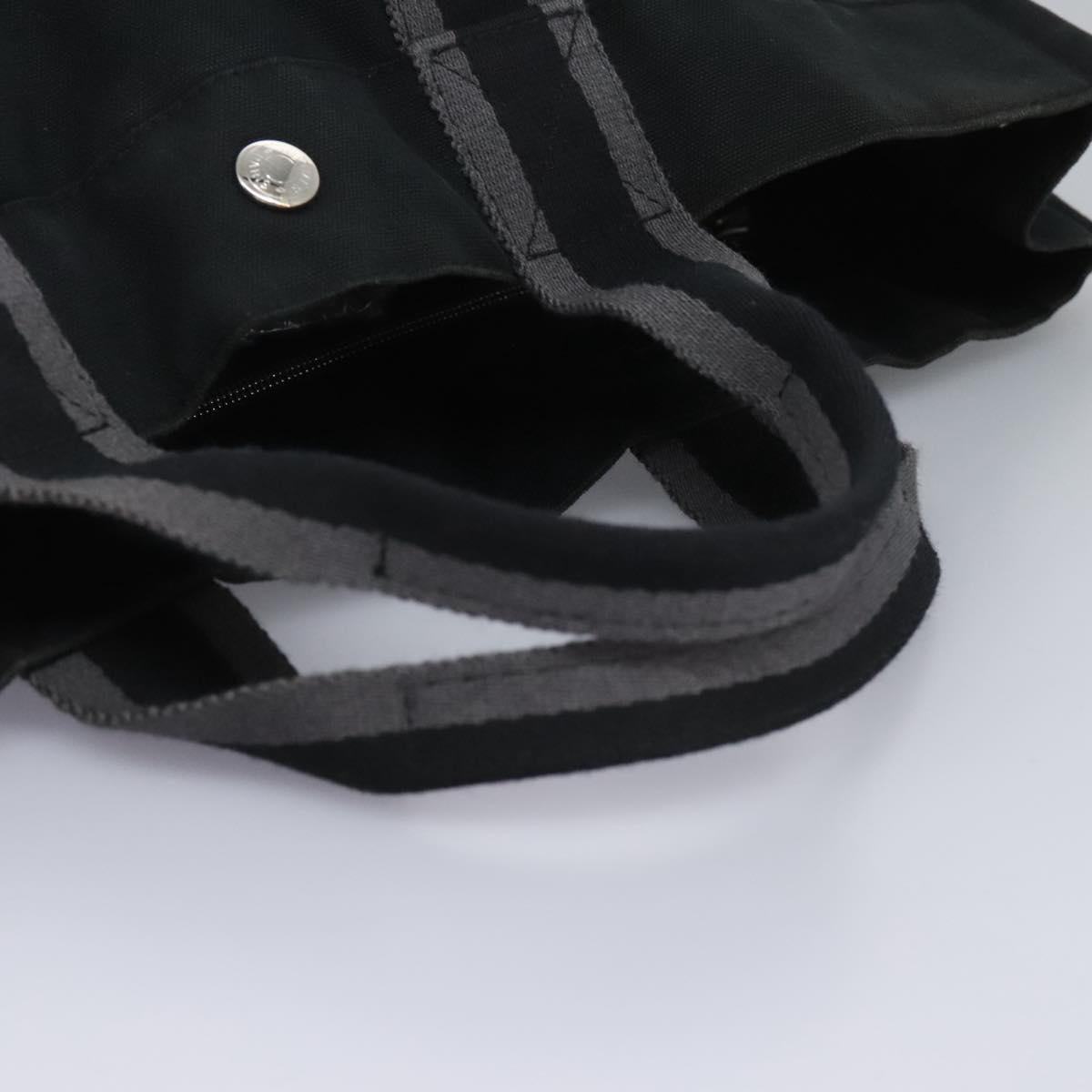 Hermès Toto Black Canvas Tote Bag (Pre-Owned)