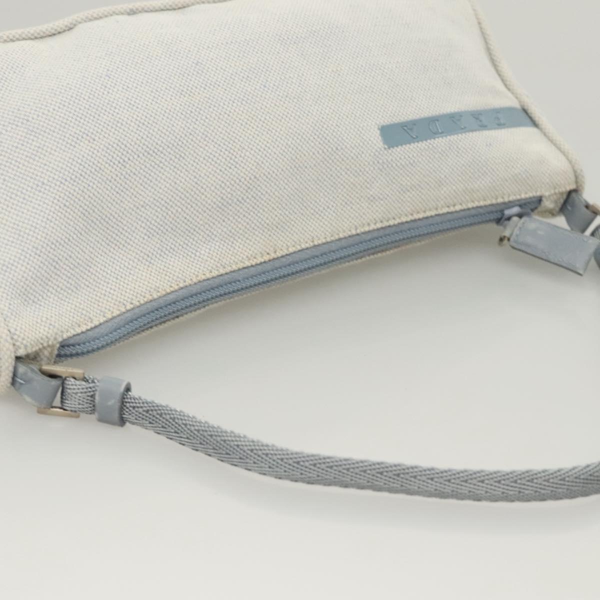 Prada Sports Blue Canvas Clutch Bag (Pre-Owned)