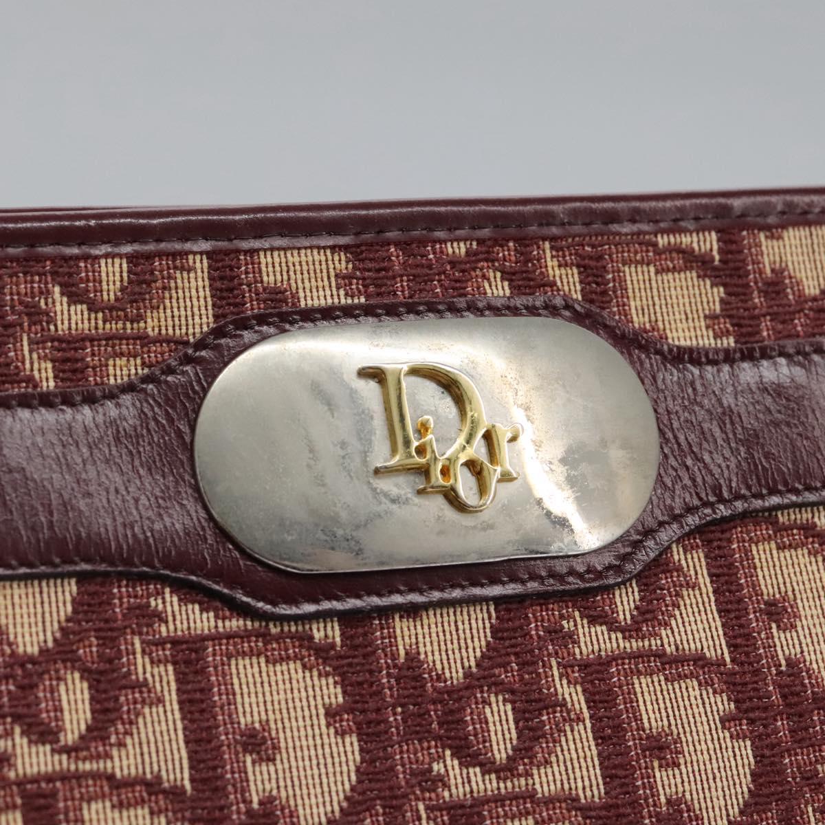 Dior Trotter Red Canvas Shoulder Bag (Pre-Owned)