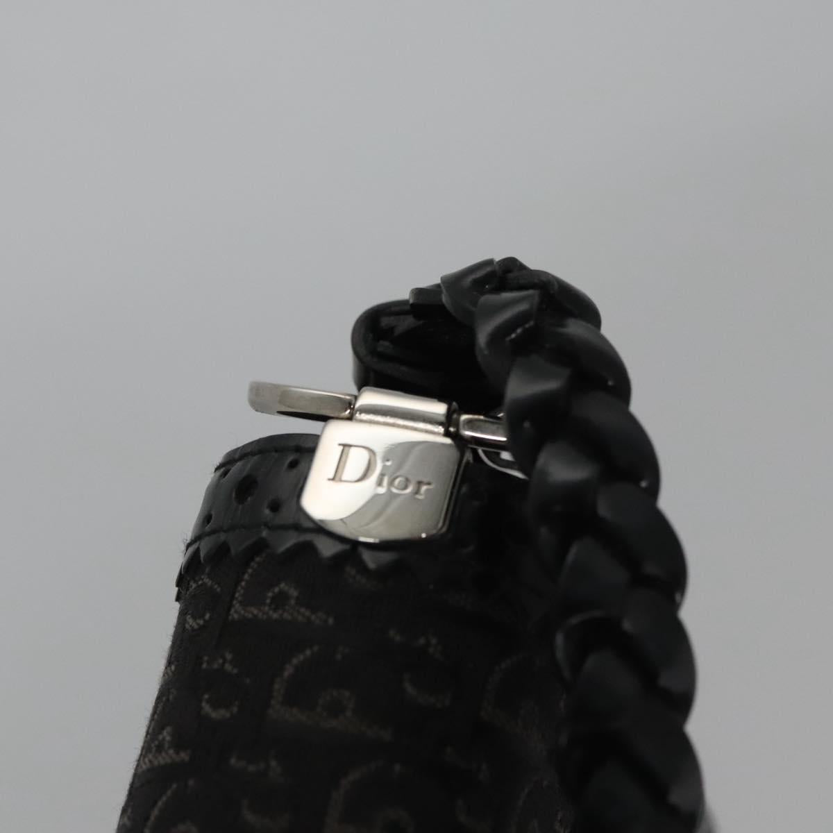 Dior Trotter Black Canvas Shoulder Bag (Pre-Owned)