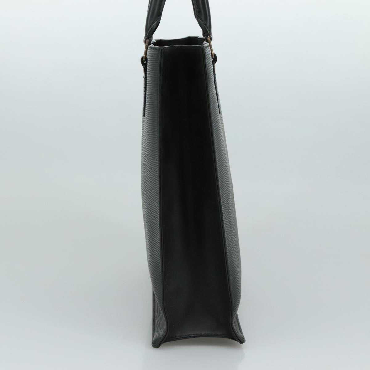 Louis Vuitton Black Leather Handbag (Pre-Owned)