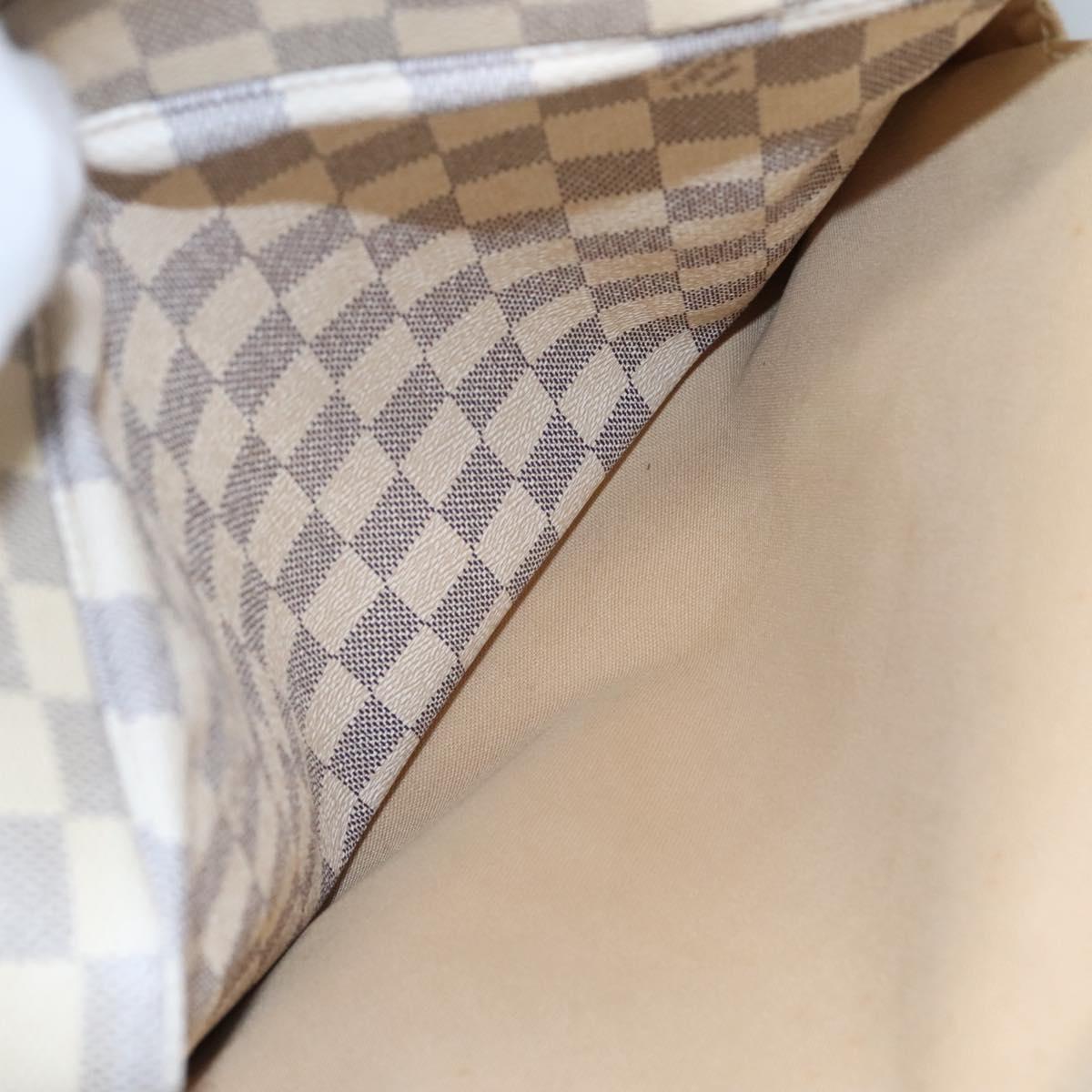 Louis Vuitton Naviglio Beige Canvas Shoulder Bag (Pre-Owned)