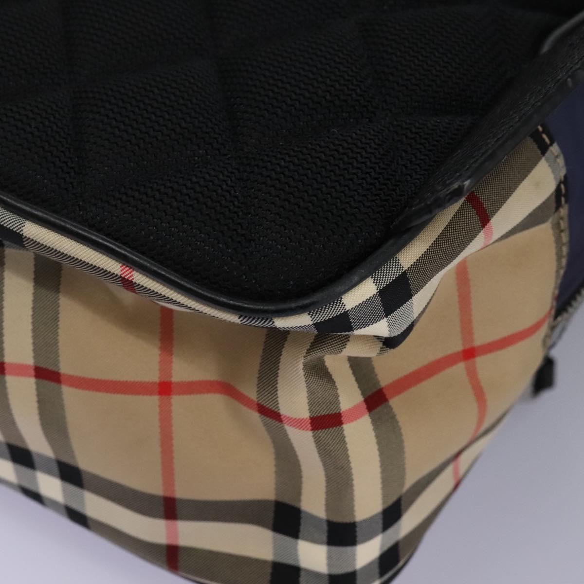 Burberry Nova Check Multicolour Synthetic Backpack Bag (Pre-Owned)