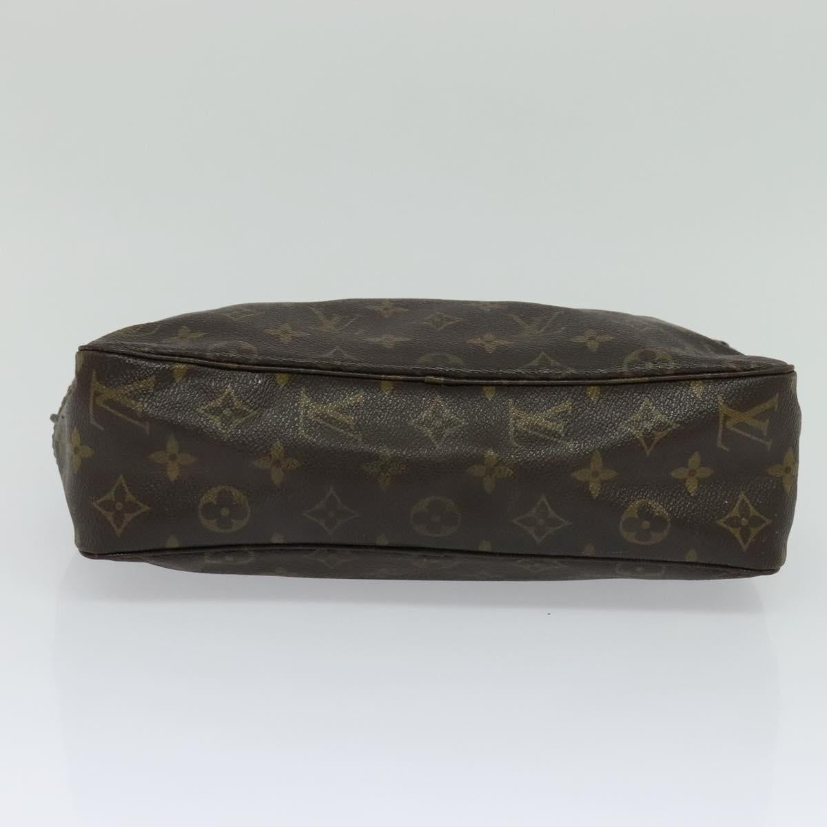 Louis Vuitton Trousse Toilette 28 Brown Canvas Clutch Bag (Pre-Owned)