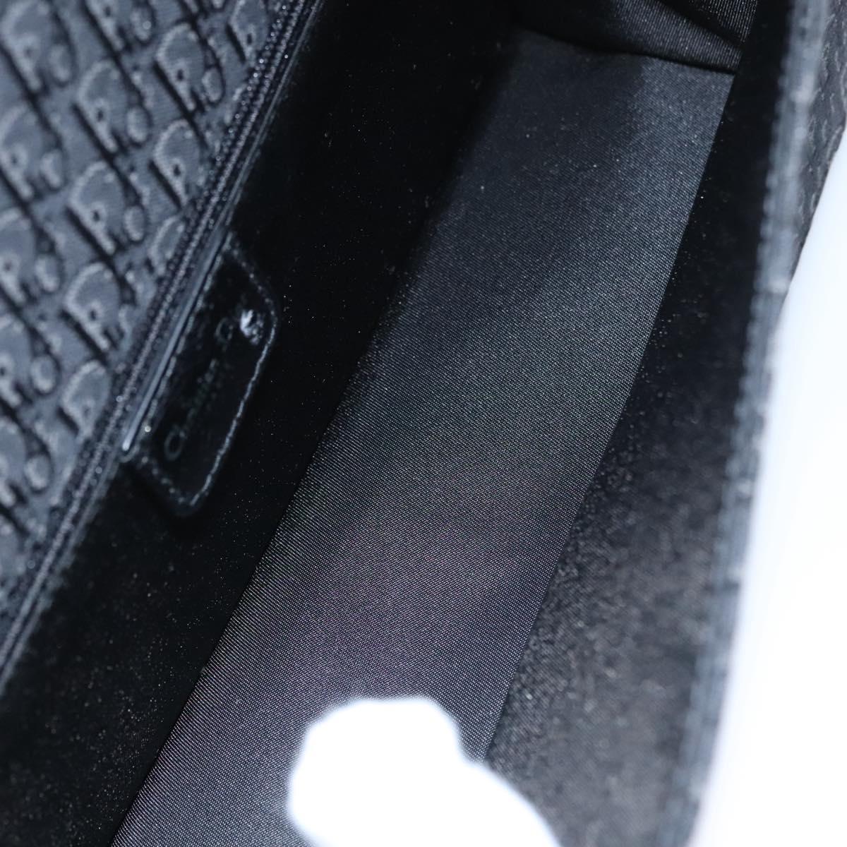 Dior Trotter Black Canvas Shoulder Bag (Pre-Owned)