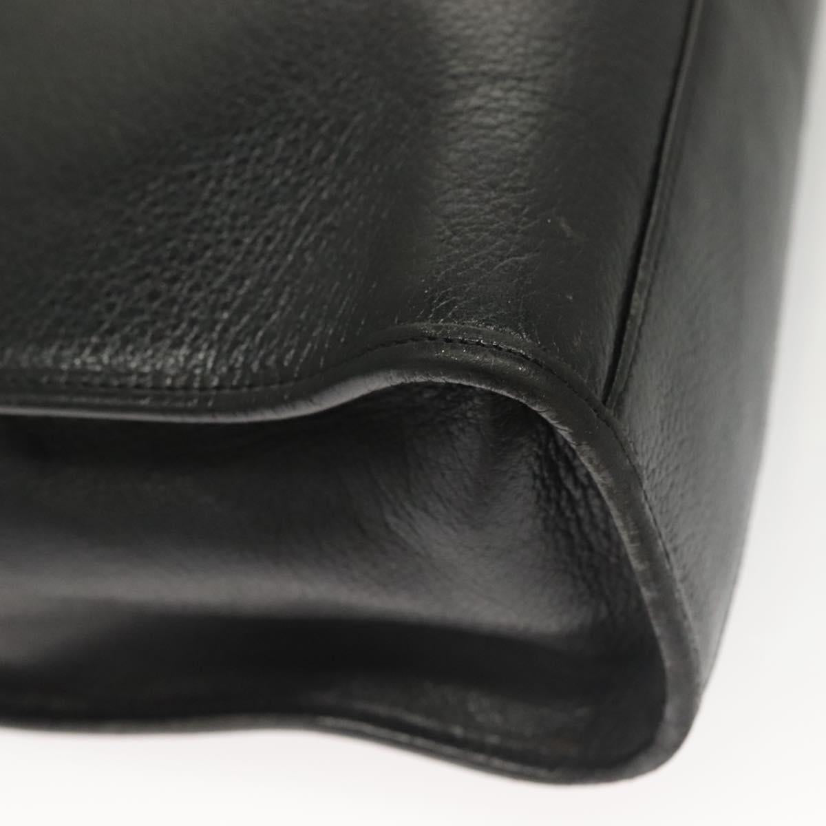 Yves Saint Laurent Black Leather Shoulder Bag (Pre-Owned)