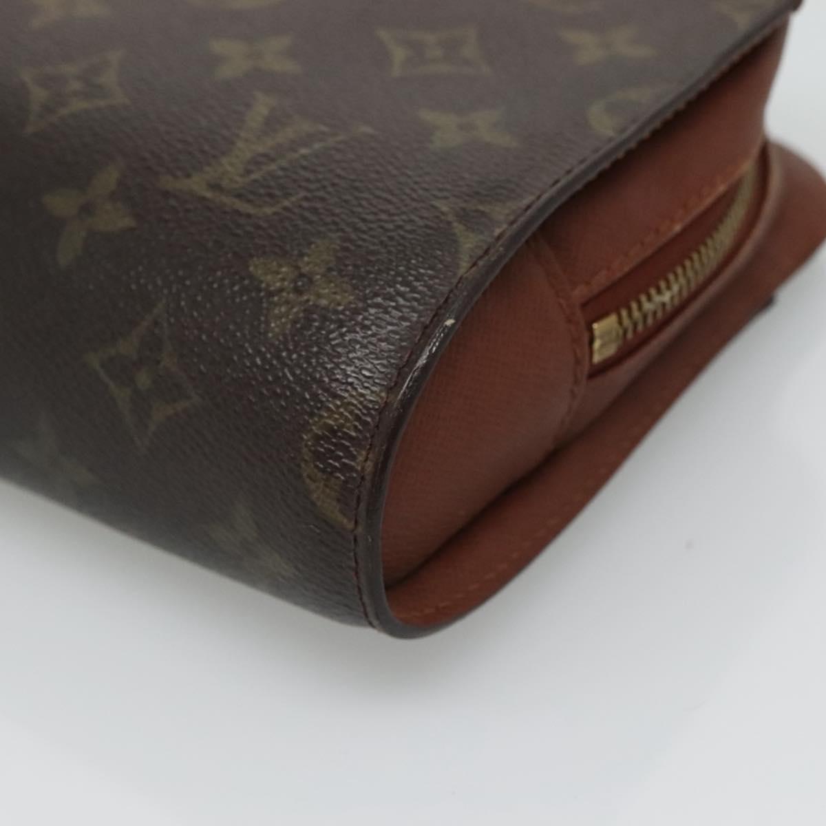 Louis Vuitton Orsay Brown Canvas Clutch Bag (Pre-Owned)