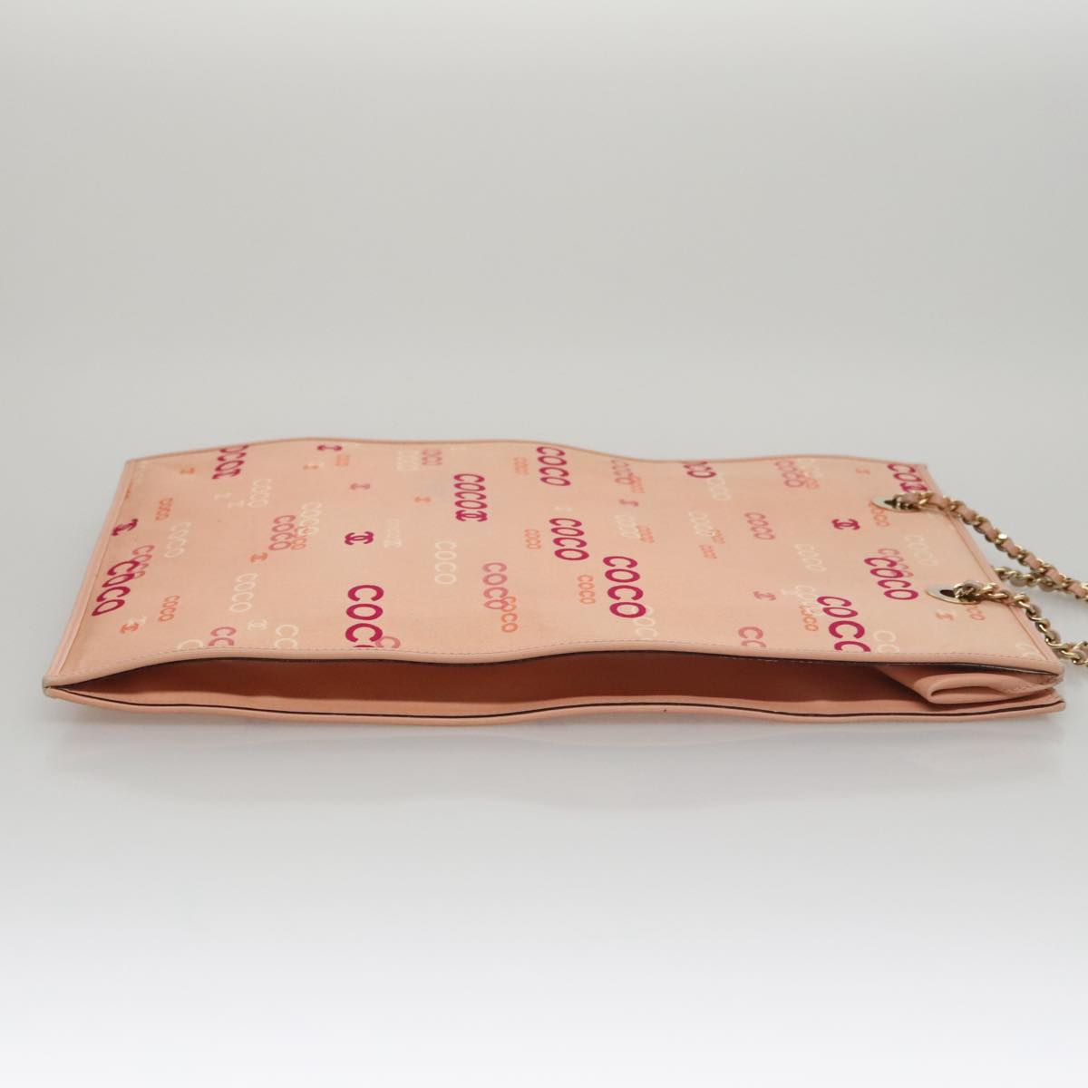 Chanel Coco Mark Pink Canvas Tote Bag (Pre-Owned)