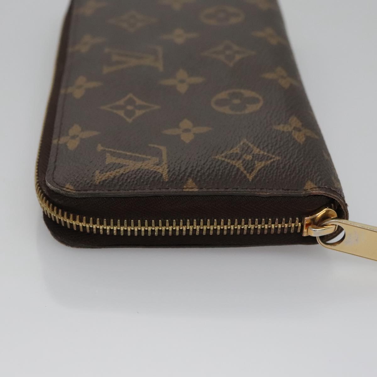 Louis Vuitton Zippy Wallet Brown Canvas Wallet (Pre-Owned)