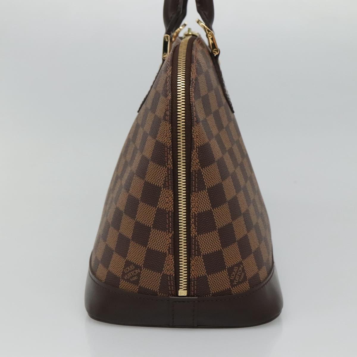 Louis Vuitton Alma Brown Canvas Handbag (Pre-Owned)