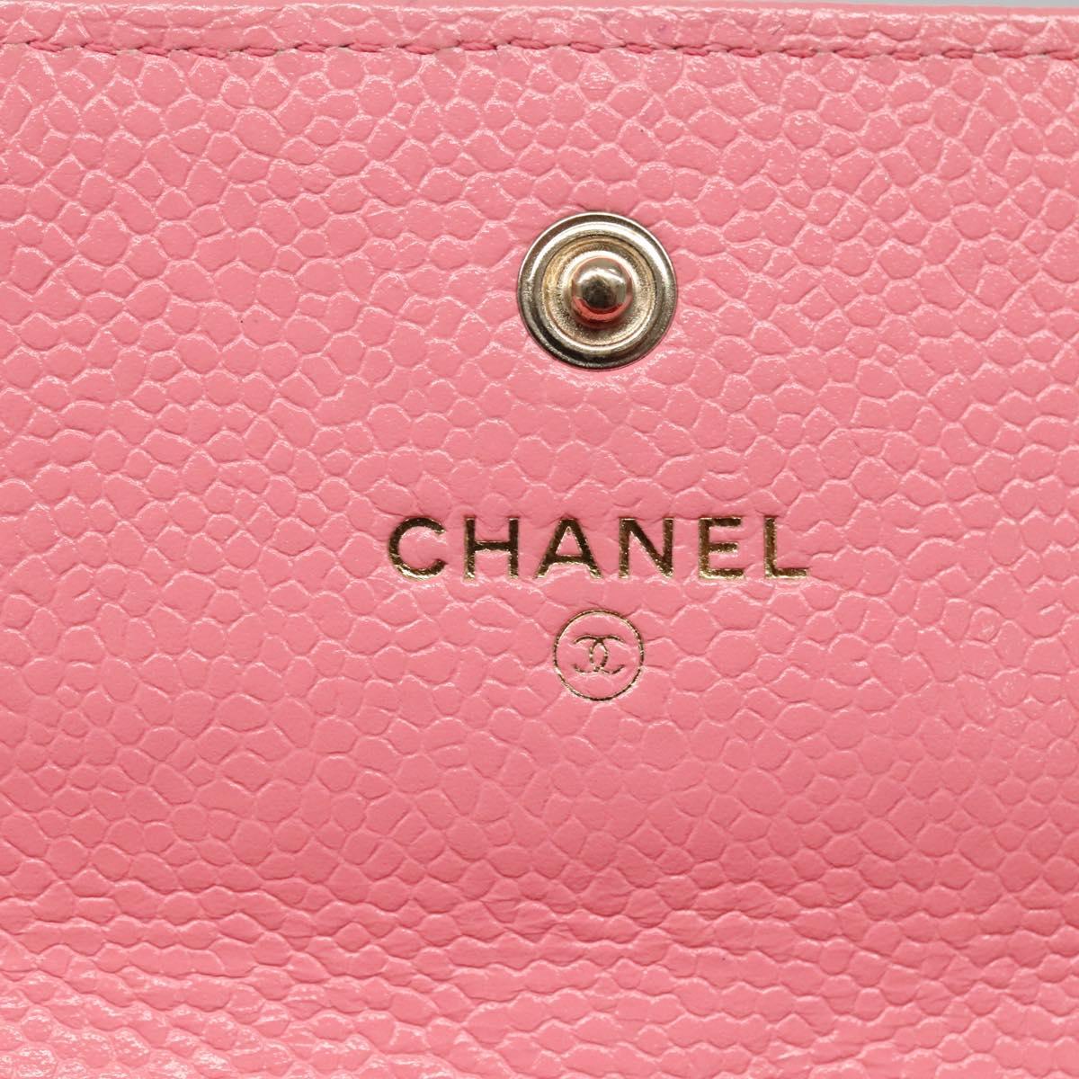 Chanel Camellia Pink Leather Wallet (Pre-Owned)