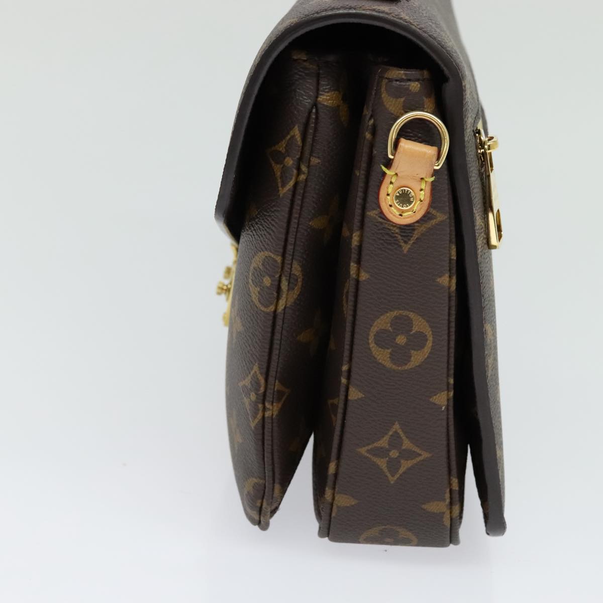 Louis Vuitton Pochette Metis Blue Canvas Handbag (Pre-Owned)