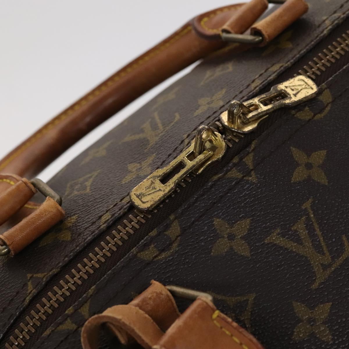 Louis Vuitton Keepall 55 Brown Canvas Travel Bag (Pre-Owned)