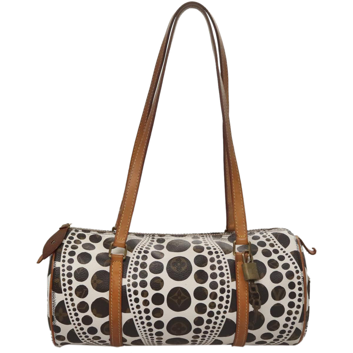 Louis Vuitton Papillon 30 White Canvas Handbag (Pre-Owned)