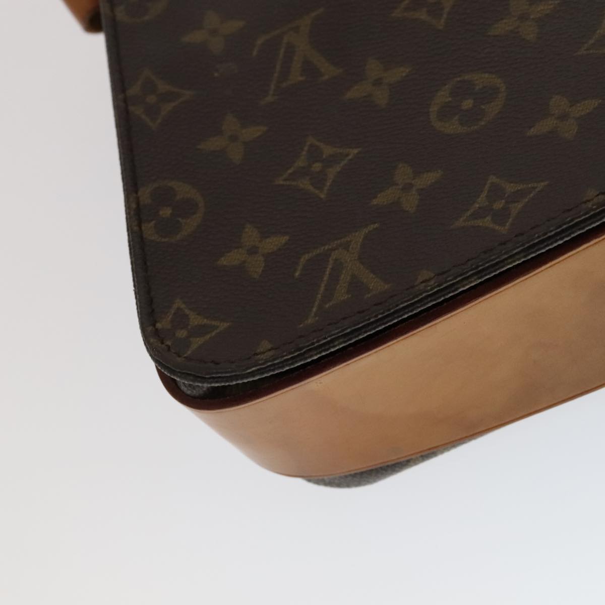 Louis Vuitton Cartouchière Brown Canvas Shoulder Bag (Pre-Owned)