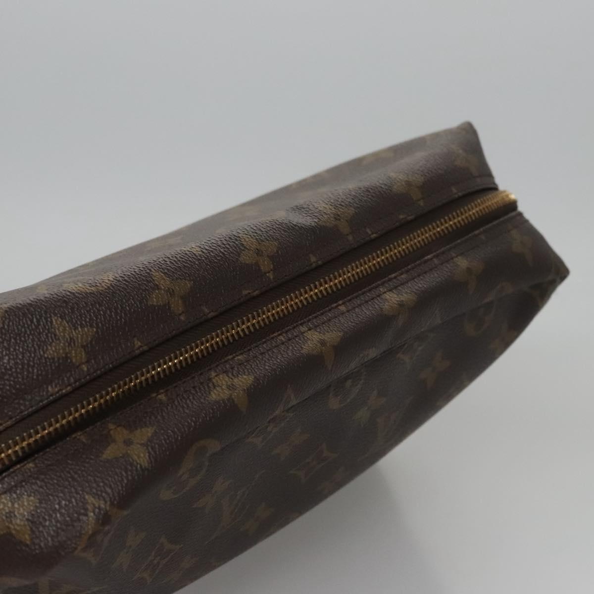 Louis Vuitton Trousse Toilette 28 Brown Canvas Clutch Bag (Pre-Owned)