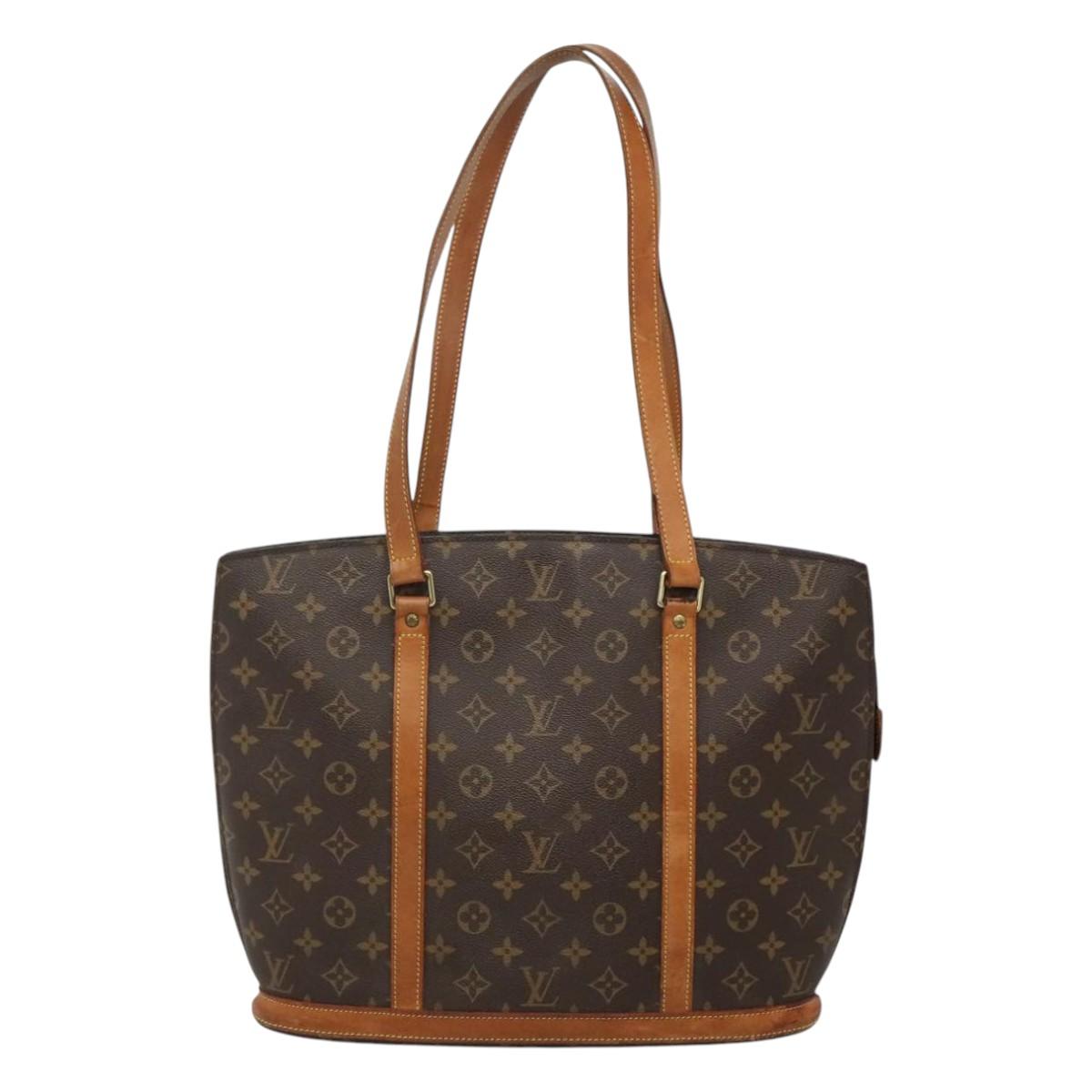 Louis Vuitton Babylone Brown Canvas Tote Bag (Pre-Owned)