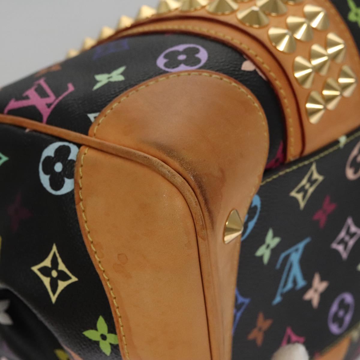 Louis Vuitton Courtney Black Canvas Handbag (Pre-Owned)