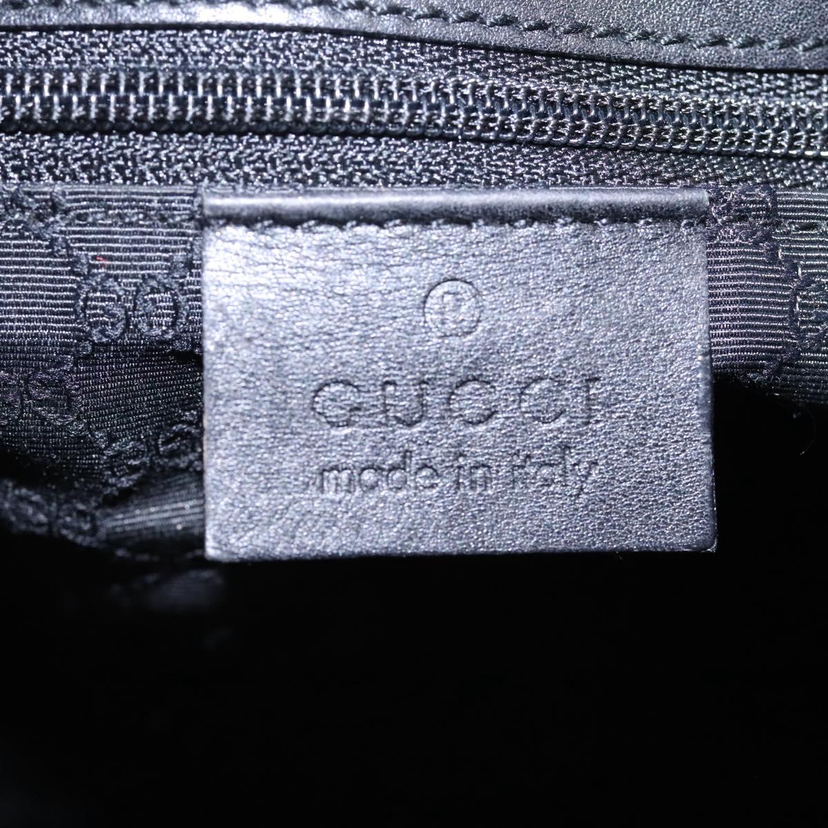 Gucci Navy Canvas Shoulder Bag (Pre-Owned)