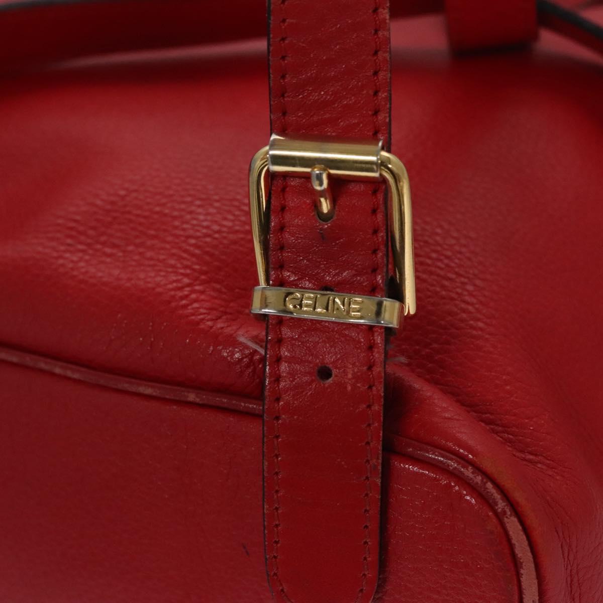 Céline Red Leather Backpack Bag (Pre-Owned)