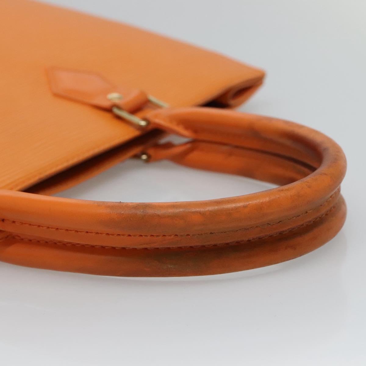 Louis Vuitton Sac Plat Orange Leather Handbag (Pre-Owned)
