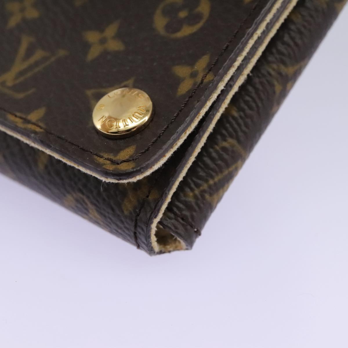 Louis Vuitton Jewelry Case Brown Canvas Wallet (Pre-Owned)