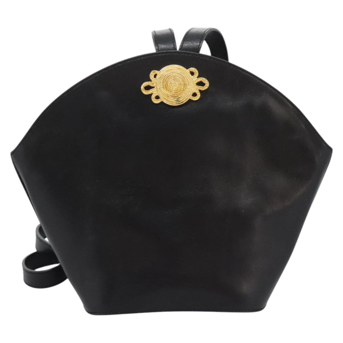 Salvatore Ferragamo - Black Leather Shoulder Bag (Pre-Owned)