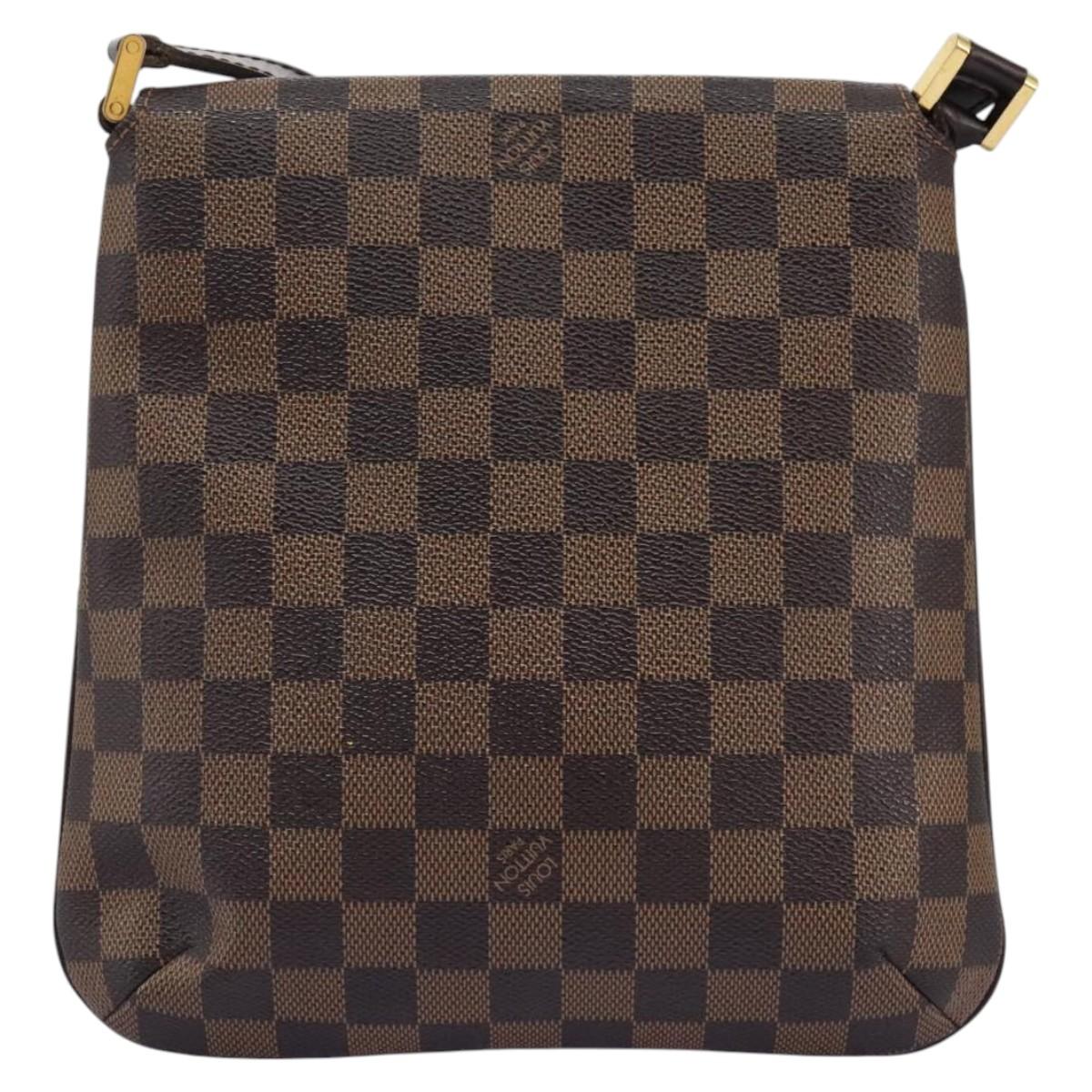 Louis Vuitton Musette Salsa Brown Canvas Shoulder Bag (Pre-Owned)